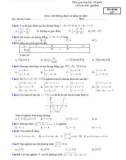 Đề thi KSCL môn Toán lớp 10 ( Lần 3) - Trường THPT Lý Nhân Tông (Mã đề 337)