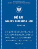 Đề tài khoa học: Mối quan hệ giữa độ nhạy cảm của lượng tiền mặt nắm giữ và dòng tiền của doanh nghiệp – bằng chứng thực nghiệm từ Việt Nam