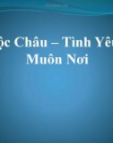 Mộc Châu - Tình yêu muôn nơi