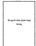 Bí quyết đàm phán tăng lương