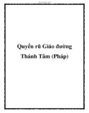 Quyến rũ Giáo đường Thánh Tâm (Pháp)