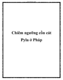 Chiêm ngưỡng cồn cát Pyla ở Pháp