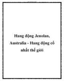 Hang động Jenolan, Australia - Hang động cổ nhất thế giới