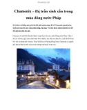 Chamonix – thị trấn xinh xắn trong mùa đông nước Pháp