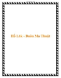 Hồ Lăk - Buôn Ma Thuột