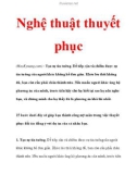 Nghệ thuật thuyết phục