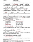 Trắc nghiệm vật lý 12 - Dao động cơ học