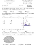 Đề kiểm tra cuối học kì 2 môn Toán lớp 12 năm 2020-2021 có đáp án - Trường THPT Ngô Gia Tự (Mã đề 001)