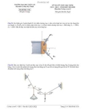 Đề thi kết thúc học phần học kì 1 môn Cơ học cơ sở 1 năm 2021-2022 - Trường ĐH Thuỷ Lợi (Đề I-116)