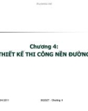 XÂY DỰNG ĐƯỜNG - CHƯƠNG 4