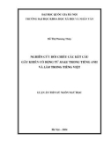 Luận án Tiến sĩ Ngôn ngữ học: Nghiên cứu đối chiếu các kết cấu gây khiến có động từ MAKE trong tiếng Anh và LÀM trong tiếng Việt