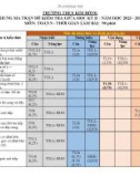 Đề thi giữa học kì 2 môn Toán lớp 9 năm 2023-2024 có đáp án - Trường THCS Kim Đồng, Đại Lộc