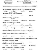 Đề thi tuyển sinh vào lớp 10 THPT môn Toán năm 2022-2023 có đáp án - Sở GD&ĐT Bắc Ninh (Mã đề 482)