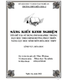 Sáng kiến kinh nghiệm THPT: Sử dụng infographic trong dạy học theo định hướng phát triển năng lực học sinh môn Hóa học THPT