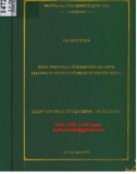 Luận văn Thạc sĩ Tài chính ngân hàng: Hoàn thiện phân tích báo cáo tài chính tại Công ty cổ phần Mỹ thuật và Truyền thông