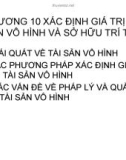 Bài giảng Xác định giá trị doanh nghiệp: Chương 10 - TS. Nguyễn Ngọc Quang