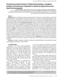 Simultaneous determination of hydrochlorothiazide, amlodipine besylate and olmesatan medoxomil in tablets by high performance liquid chromatography