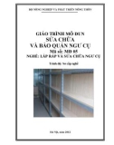 Giáo trình Sửa chữa và bảo quản ngư cụ - MĐ05: Lắp ráp và sửa chữa ngư cụ