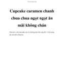 Cupcake caramen chanh chua chua ngọt ngọt ăn mãi không chán