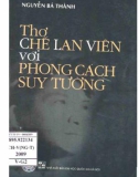 Phong cách suy tưởng trong thơ Chế Lan Viên: Phần 1