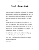 Canh chua cá trê