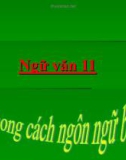 Bài giảng Ngữ văn 11 tuần 12: Phong cách ngôn ngữ báo chí