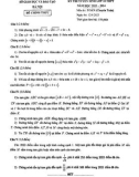 Đề thi tuyển sinh vào lớp 10 môn Toán (chuyên) năm 2023-2024 có đáp án - Sở GD&ĐT Hà Nội