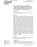 The impacts of financial development, trade openness, natural resources rent, and government expenditure on economic growth: Evidence in Northeast Asia