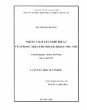 Luận văn Thạc sĩ Văn học: Những cách tân nghệ thuật của phong trào thơ mới giai đoạn 1932 - 1935