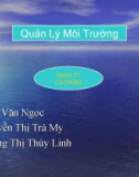 Đề tài: Quản Lý Môi Trường