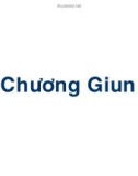 Bài giảng Giun lươn