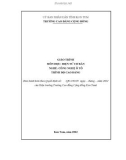 Giáo trình Điện tử cơ bản (Nghề: Công nghệ ô tô - Cao đẳng) - Trường Cao đẳng Cộng đồng Kon Tum