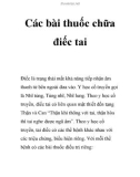 Các bài thuốc chữa điếc tai