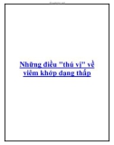 Những điều thú vị về viêm khớp dạng thấp