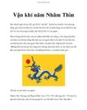 Vận khí năm Nhâm Thìn