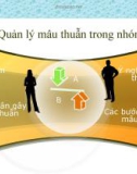 Báo cáo: Quản lý mâu thuẫn trong nhóm