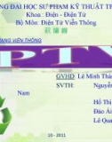 Bài báo cáo : MẠNG ViỄN THÔNG