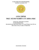 Giáo trình Thực hành nghiên cứu khoa học (Ngành: Dinh dưỡng - Trình độ: Cao đẳng) - Trường Cao đẳng Y tế Thanh Hoá