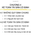 BÀI GIẢNG VỀ CHƯƠNG 4: KẾ TOÁN TÀI SẢN CỐ ĐỊNH