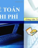 Kế toán chi phí và tính giá thành sản phẩm theo chi phí định mức