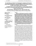 So sánh hiệu quả kinh tế- kỹ thuật giữa mô hình nuôi tôm thẻ chân trắng (Litopenaeus vannamei Boone, 1931) trong ao bạt và ao đất truyền thống ở tỉnh Tiền Giang