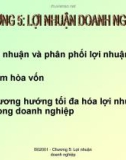 Lợi nhuận và phân phối lợi nhuận