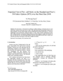 Empirical test of put - call parity on the standard and poor’s500 index options (SPX) over the short ban 2008