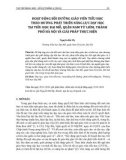 Hoạt động bồi dưỡng giáo viên tiểu học theo hướng phát triển năng lực dạy học tại tiểu học Đại Mỗ, quận Nam Từ Liêm, thành phố Hà Nội và giải pháp thực hiện