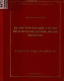 Luận văn Thạc sĩ Kinh doanh và quản lý: Giải pháo hoàn thiện quản lý sử dụng đất đô thị trên địa bàn quận Long Biên đến năm 2015