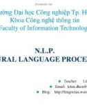 Lecture Natural language processing: Chapter 2 – Lê Ngọc Tấn