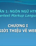 CHƯƠNG I- GIỚI THIỆU VỀ WEB