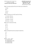 Đề thi học kì 1 môn Tin học lớp 8 năm 2021-2022 có đáp án - Trường THCS Mạc Đĩnh Chi, Long Điền