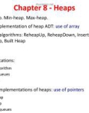 Data Structures and Algorithms - Chapter 8: Heaps