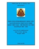 Khóa luận tốt nghiệp Tài chính - Ngân hàng: Phân tích tình hình huy động vốn tại Ngân hàng TMCP Xuất Nhập khẩu Việt Nam - Chi nhánh Cần Thơ giai đoạn 2019-2021